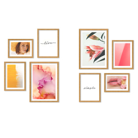 Zestaw naturanych ramek na 8 zdjęć PINIA 00 GF0043
