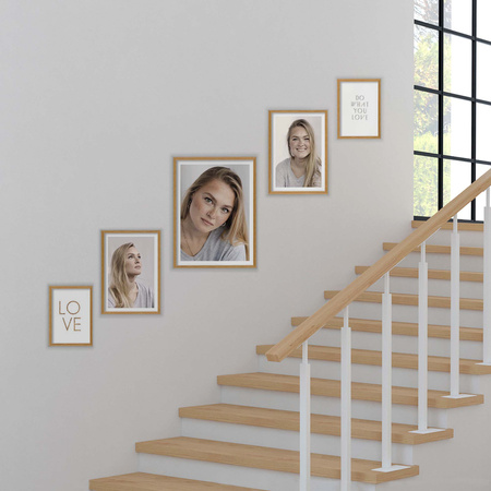 Zestaw naturanych ramek na 5 zdjęć PINIA 00 GF0031 R