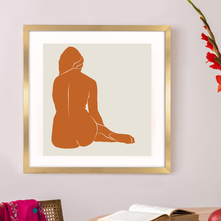 Ramka złota HEN Z 50x50 cm