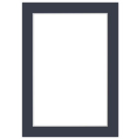 Passe partout 50x70 (40x60) GRANATOWE NAVY - LUCA Q5403