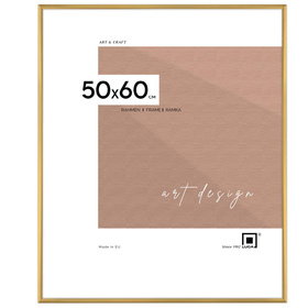 Ramka aluminiowa złota ROYALL 50x60 cm