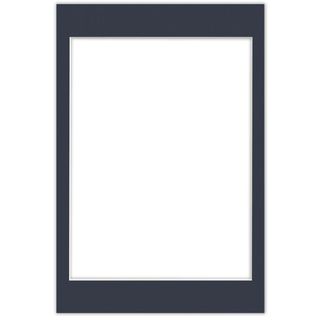 Passe partout  20x30 (18x24) GRANATOWE NAVY - LUCA Q5403
