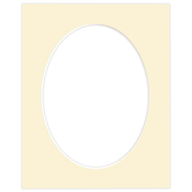Passe partout 24x30 (18x24) OWAL BEŻOWE VANILLA - LUCA Q5204