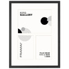 Foto Galeria 30x40 cm czarna - ramka z passe partout na 3 zdjęcia 10x15 cm 15x21 cm