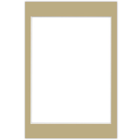 Passe partout 20x30 (18x24) BEŻOWE TABAC - LUCA Q5209