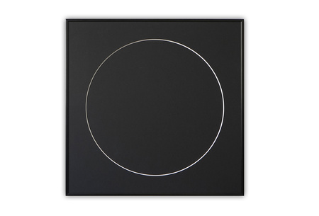 Ramka na płytę winylową - czarna. Ramka aluminiowa o rozmiarze 40x40 cm