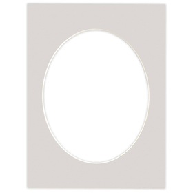 Passe partout 30x40 (24x30) OWAL SZARY FOG LUCA Q5303