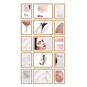 Zestaw naturanych ramek na 15 zdjęć PINIA 00 GF0029