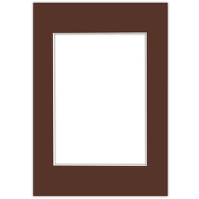 Passe partout 21x30 (15x21) BRĄZOWE CHOCOLATE - LUCA Q5603