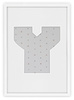 Ramka LITERKA "Y" Biała. Ramka z passe partout o rozmiarze 21x30 cm
