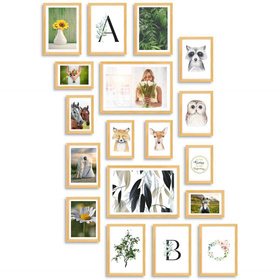 Zestaw naturanych ramek na 18 zdjęć PINIA 0 GF0006