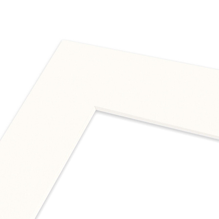 Passe partout 50x60 (40x50) LUCA Q5102 SNOW WHITE BIAŁY