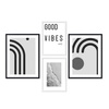 Zestaw obrazów w ramie czarno-białe Vibes