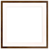 Ramka brązowa HEN PASS 4 z passe-partout – rozmiar 50X50 cm (okienko 40x40 cm)