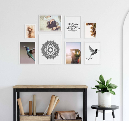 Zestaw białych ramek na 8 zdjęć PRESTO 1 GF0009