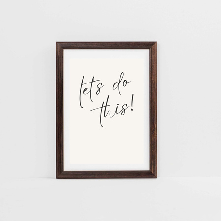 Pakiet ciemno brązowych ramek drewnianych 5 szt. DRWA 44 PAK 10x15 cm