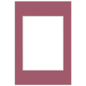 Passe partout 40x60 (30x40) CZERWONE RAPSBERRY - LUCA Q5704