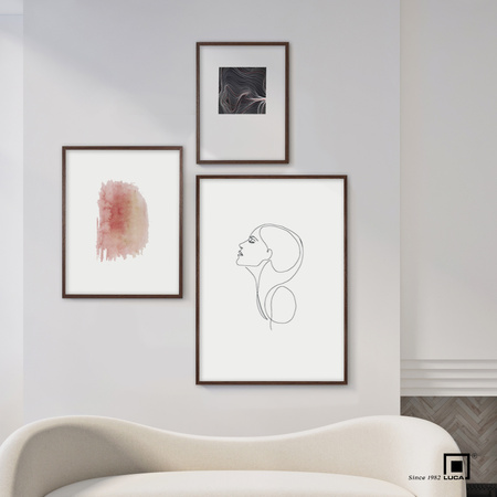 Pakiet 2 szt. brązowych ramek FDM 6 50x70 cm