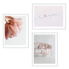 Zestaw białych ramek na 3 zdjęć PINIA 1 GF0013