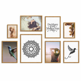 Zestaw brązowych ramek na 8 zdjęć PRESTO 3 GF0009