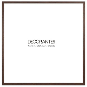 Ramka na zdjęcia 40x40 cm w brązowym kolorze FDM 6 kwadratowa