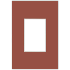 Passe partout 20x30 (10x15) CZERWONY - CAYENNE - LUCA Q5701