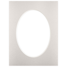 Passe partout 18x24 (13x18) OWAL SREBRNE SILVER - LUCA Q5902