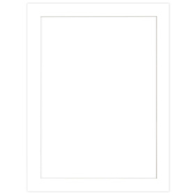 Passe partout 60x80 (50x70) - BIAŁY SUPER WHITE LUCA Q5101