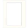 Passe partout 28x35 (20x30) LUCA Q5102 SNOW WHITE BIAŁY