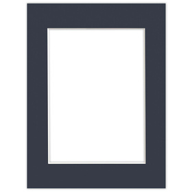 Passe partout  18x24 (13x18) GRANATOWE NAVY - LUCA Q5403