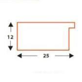 Ramka z drewna surowego SUR F 13x18 cm