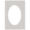 Passe partout 15x21 (10x15) OWAL SZARY - STONE - LUCA Q5304