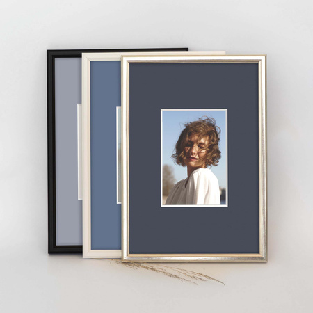 Passe partout 40x50 (30x40) NIEBIESKIE BLUE - LUCA Q5402