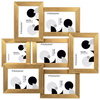 Multirama na 7 zdjęć MULTI HEN Z ramka na zdjęcia - złota