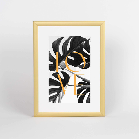 Ramka aluminiowa złota QAL 13x18 cm