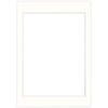 Passe partout 70x100 (60x80) LUCA Q5102 SNOW WHITE BIAŁY