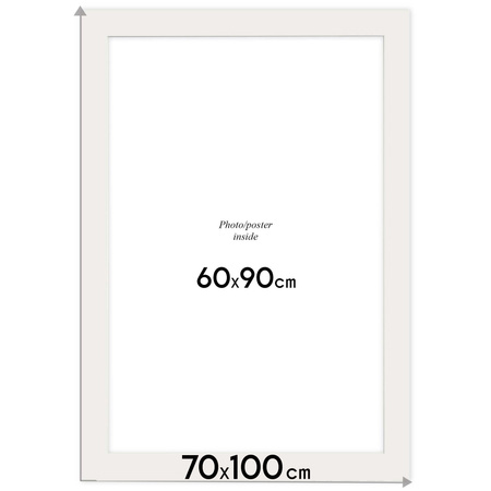 Passe partout 70x100 (60x90) LUCA Q5104 OFF WHITE - BIAŁY