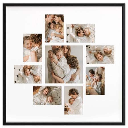 Foto Galeria Black 60x60 na 9 zdjęć