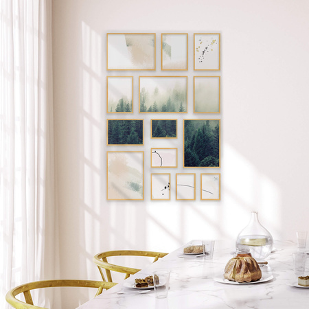 Zestaw naturanych ramek na 14 zdjęć PINIA 0 GF0001