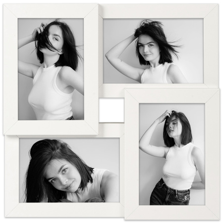 Multirama MULTI HEN BIAŁA ramka na 4 zdjęcia