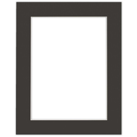 Passe partout 40x50 (30x40) CZARNE BLACK LUCA Q5801