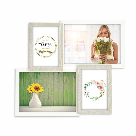 Multirama MULTI COTTAGE 44 ramka na 4 zdjęcia
