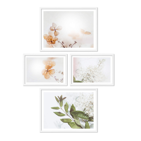 Zestaw białych ramek na 4 zdjęć PINIA 1 GF0012