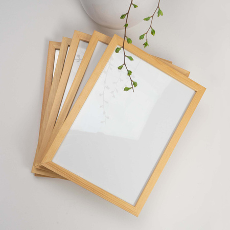 Pakiet ramek drewnianych 5 szt. PINIA 0 21x30 cm