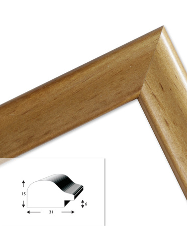 Ramka drewniana DRL B 33 50x60 cm