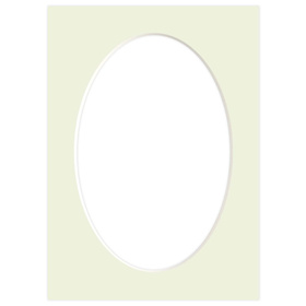 Passe partout 13x18 (10x15) OWAL ZIELONE MINT - LUCA Q5501