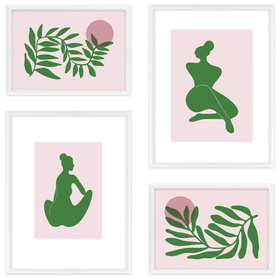 Zestaw białych ramek na 4 zdjęć HIT 01 GF0003