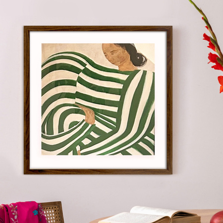 Ramka brązowa HEN 4 50x50 cm