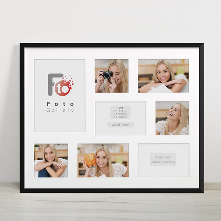 Foto Galeria Black 40x50 C na 8 zdjęć