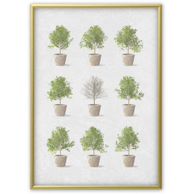 Ramka ALU FP Z ZŁOTA 24x30 cm